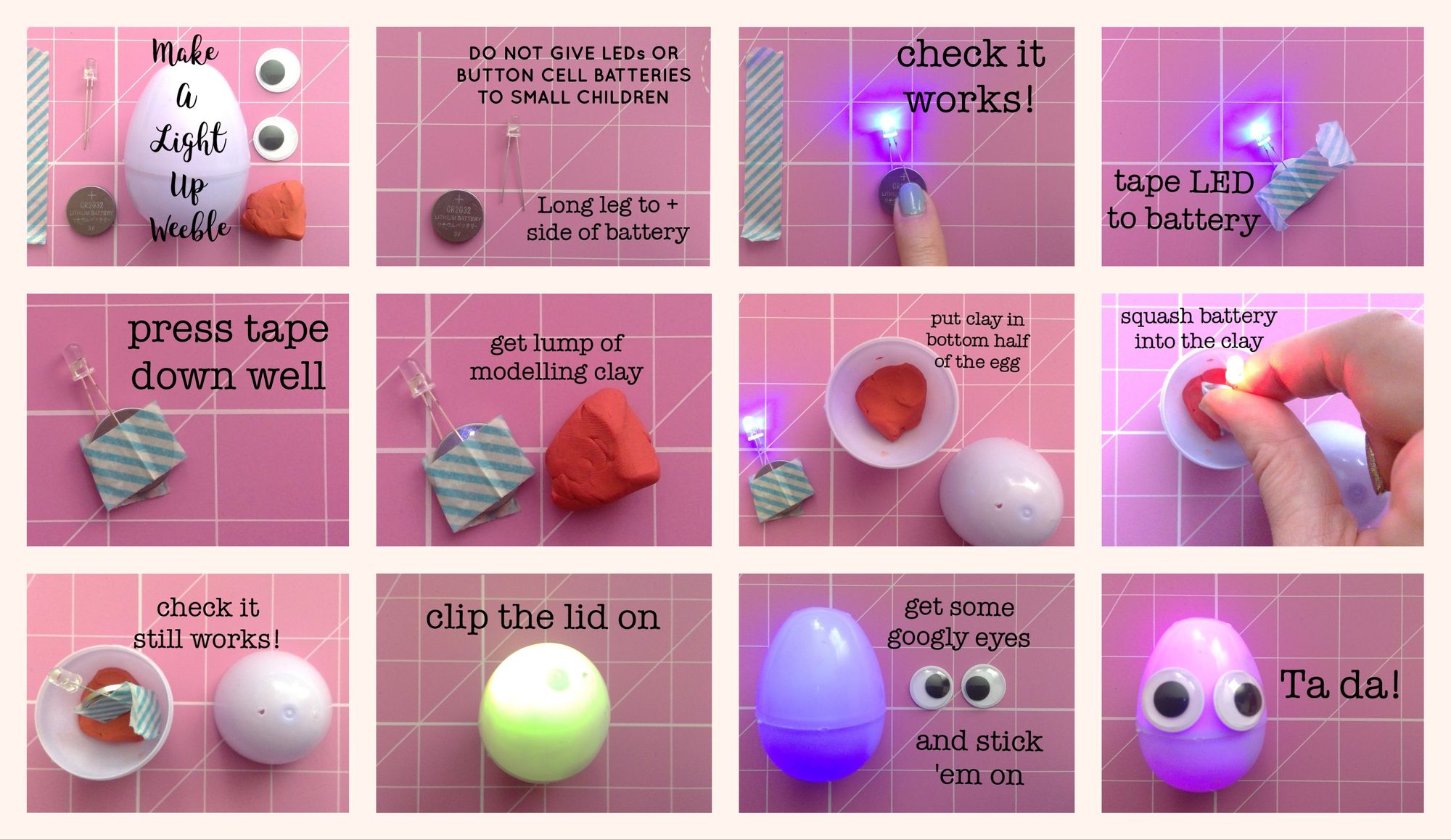Wobbly eggs